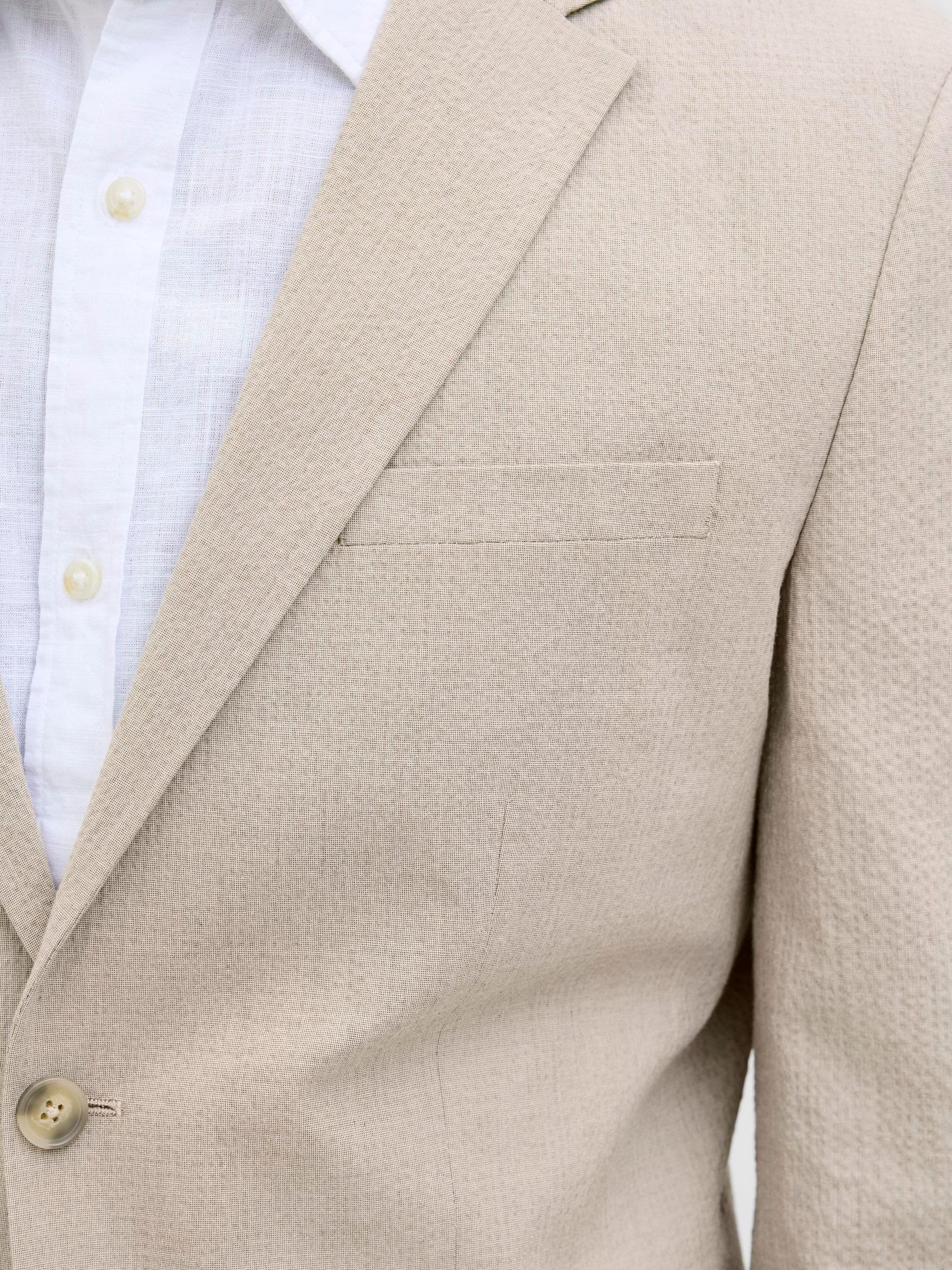JACK & JONES Blazer JPRSTAN Slim Fit Blazer Hombre de un Solo Pecho