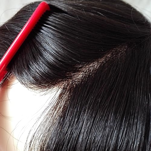 Miniatura 8 de lumeng Pelucas Sistema de reemplazo de cabello para hombre Mono Lace con Npu Reforzar sistemas de encaje Tamaño 6x8 pulgadas 6 pulgadas Longitud