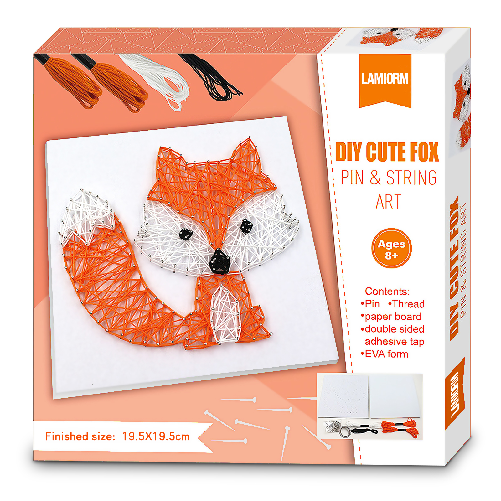 boqin-diy-string-art-kit-cute-fox-craft-kit-with-string-art-patterns-pushpins-crafting-supplies-string-art-kit-for-kids-gift-for-9-12-girls-unique-gift-for-home-wall-decorations-toys-games-amazon-com