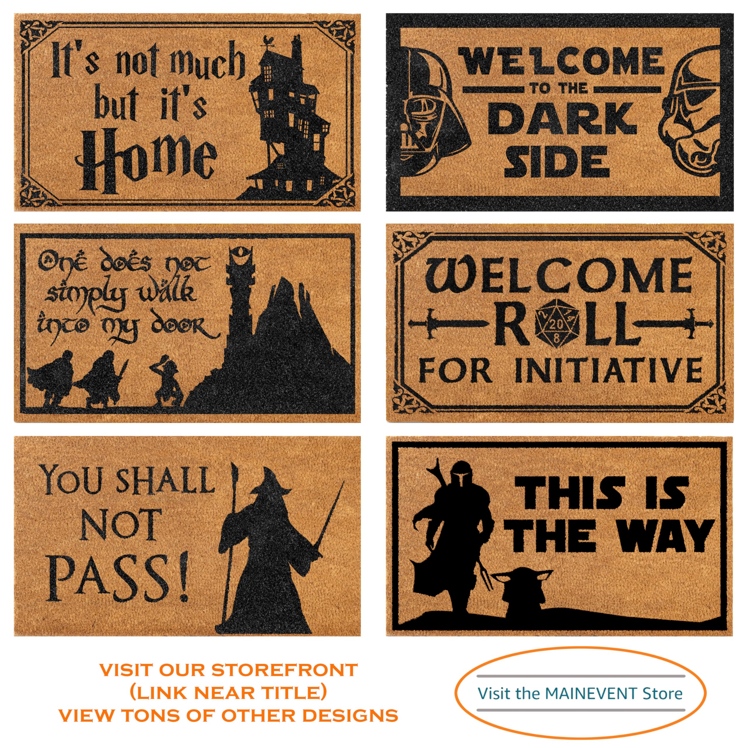 Amazon.com: No Admittance Except On Party Business Doormat 30x17