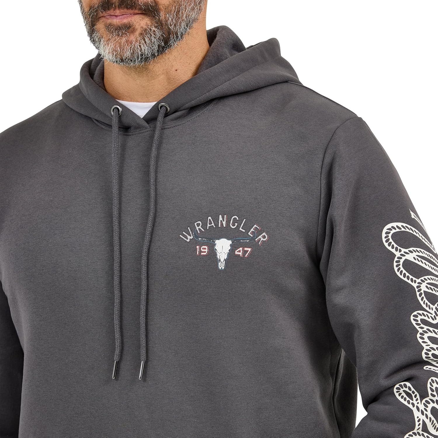 Wrangler Men's Charcoal 1947 Hoodie - Image 8