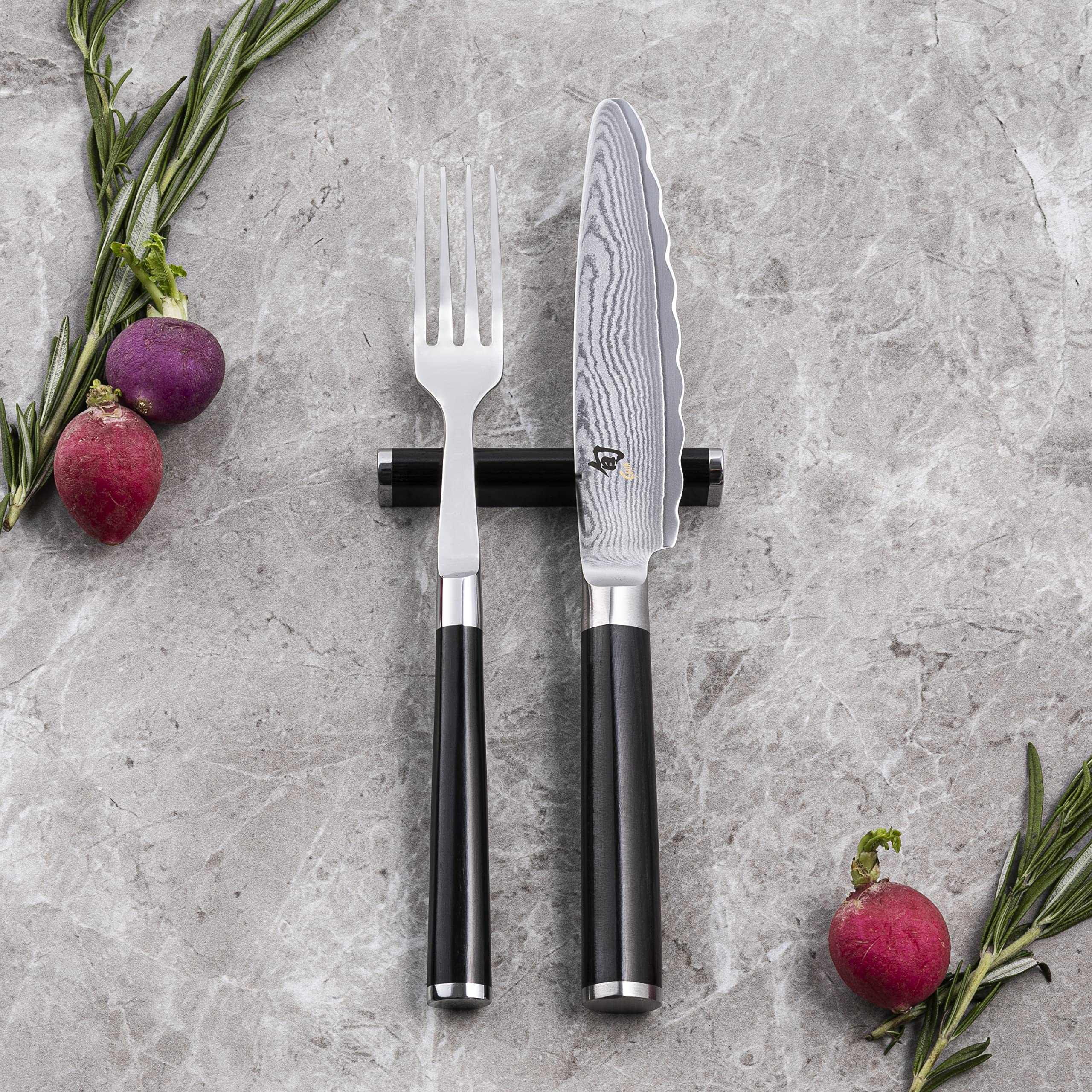 Amazon｜貝印 旬 Shun Classic テーブルセット ナイフ フォーク 波刃