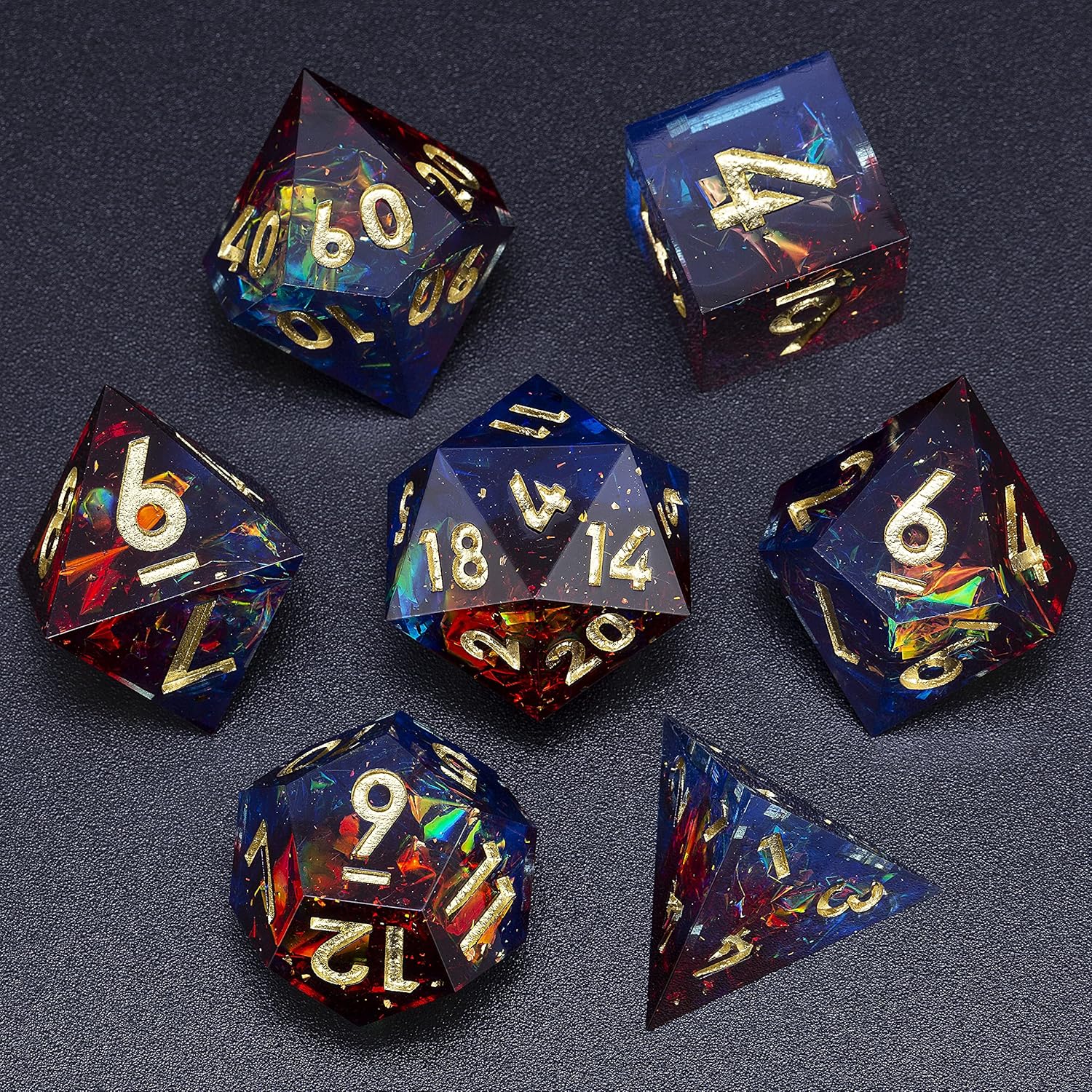 Mini Handcrafted Dungeons and Dragons Dice Set
