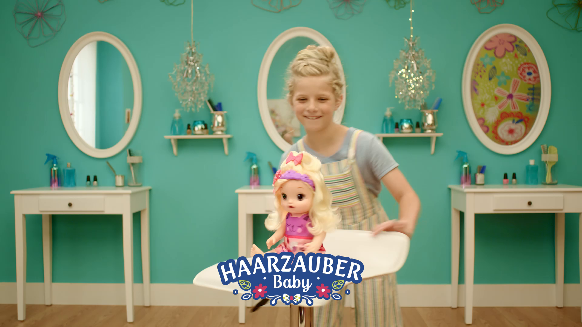 Baby Alive Haarzauber Baby mit blondem Haar, sprechende Puppe mit Haaren, die wachsen und kürzer Werden, Spielzeug für… – Bild 8