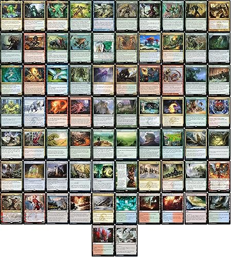 Commander Elemental Deck - EDH - Verde Rojo Azul - Hecho a medida - Magic The Gathering - MTG - 100 cartas!