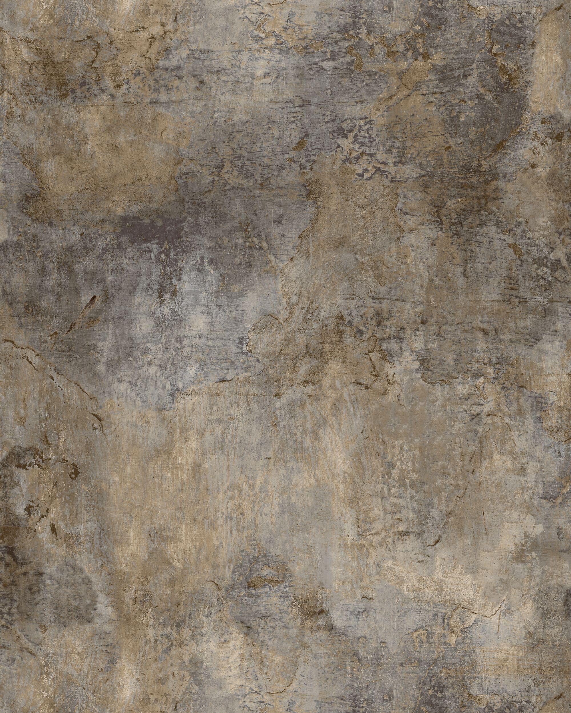 Grandeco Plaster Patina Castello Neutral Wallpaper by Paul Moneypenny - Concrete Effect - Natural Color