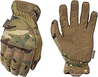 Mechanix Wear FastFit Tactical Gloves X-Large MultiCam - Lightweight Breathable Touchscreen Work Gloves with Reinforced Grip
