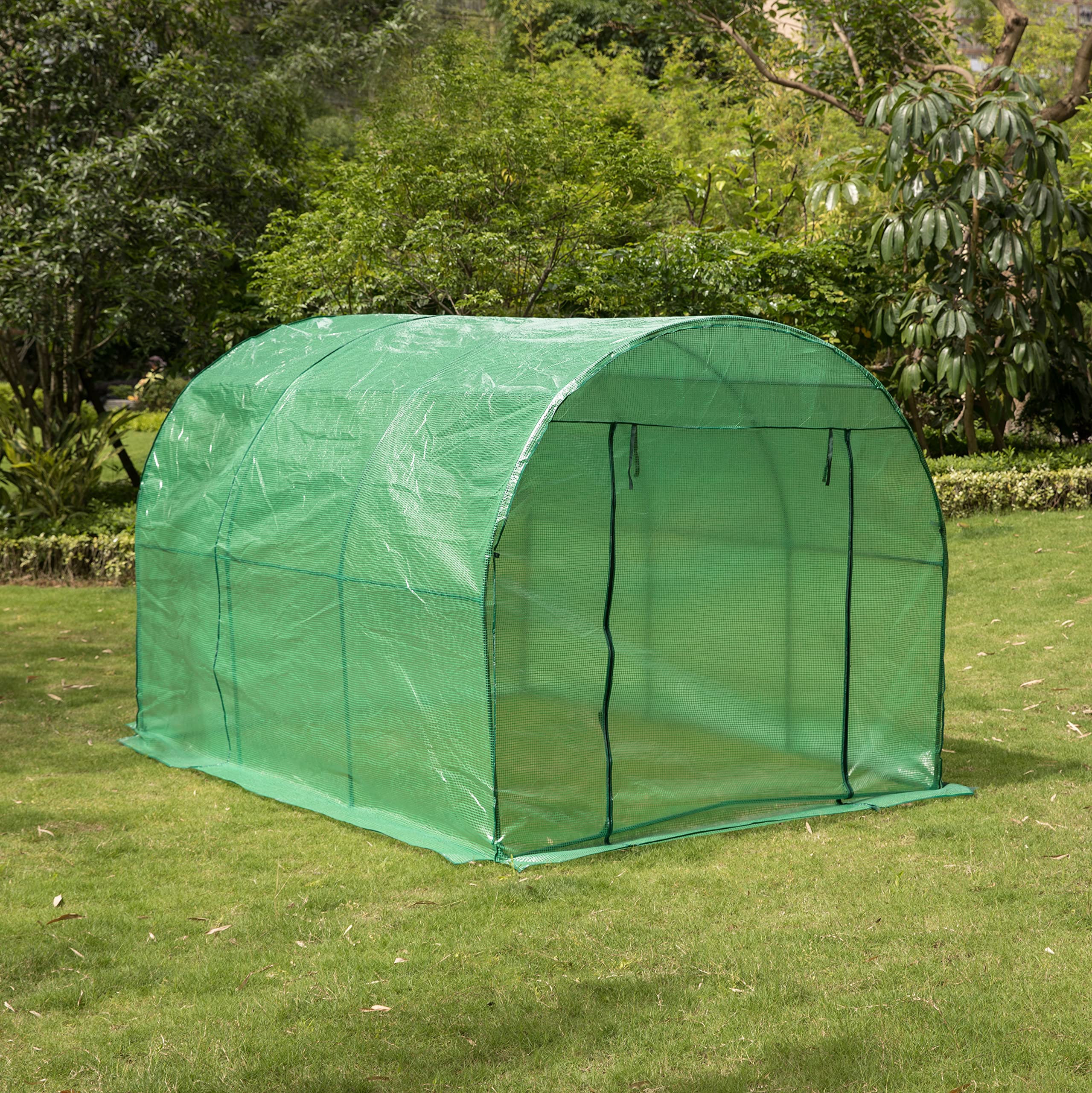 Gardenised Green Outdoor - Invernadero portátil para jardín y casa caliente impermeable