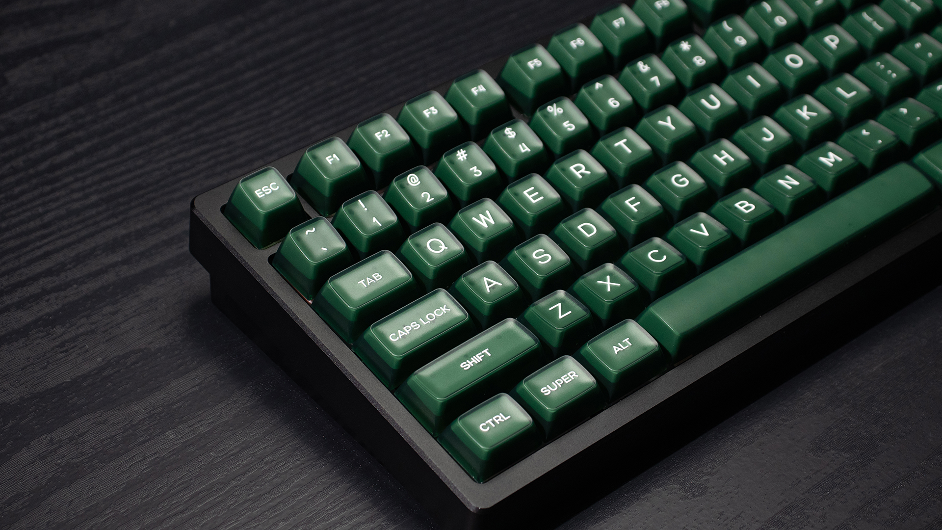 Amazon.com: 142 Keys PBT Doubleshot SA Keycaps Dark Green