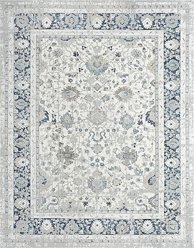 Miniatura 3 de Amy - Alfombra de área color crema, de 5 x 7, 5 x 7, alfombra de área para sala de estar, comedor, alfombra de dormitorio, alfombra de cocina,