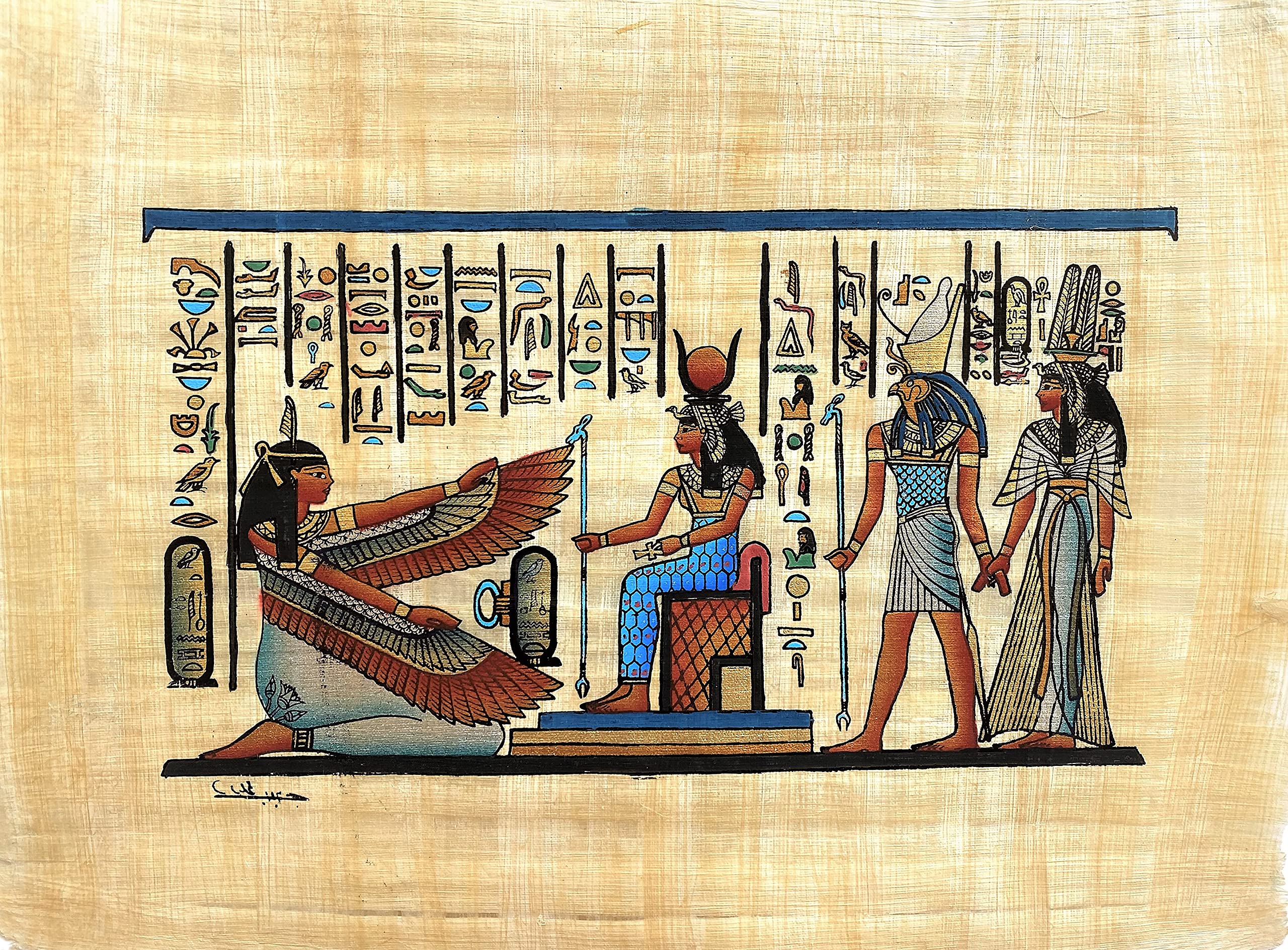 NileCart Egyptian papyrus paintings Original Hand Painted Papyrus