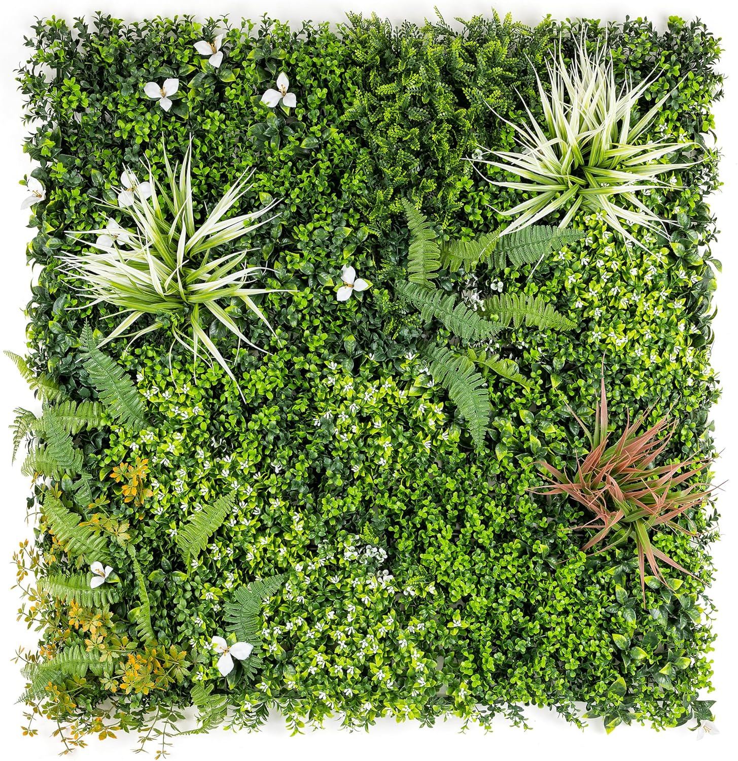 CHRISTOW Meadow Artificial Plant Living Wall Panels, Garden Fence