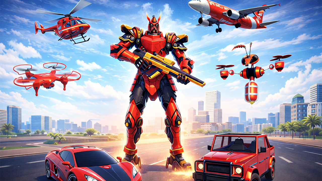 Bee Robot Car Transform: Flying Vehicle Simulation – Epic ...