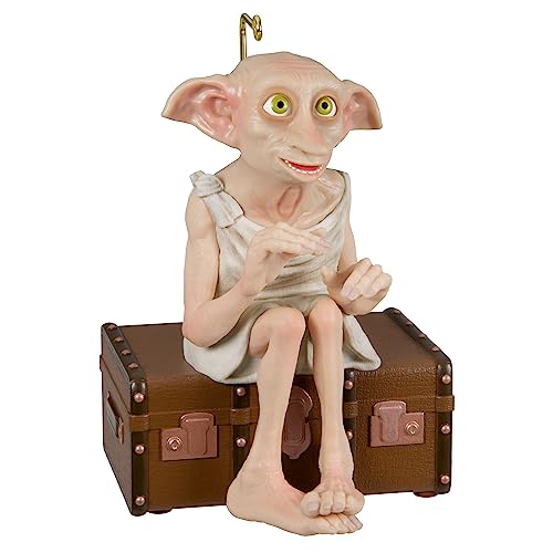 Hallmark Keepsake Christmas Ornament 2023 Harry Potter Ornament Dobby the House-Elf With Sound and Motion Gifts for Harry Potter Fans
