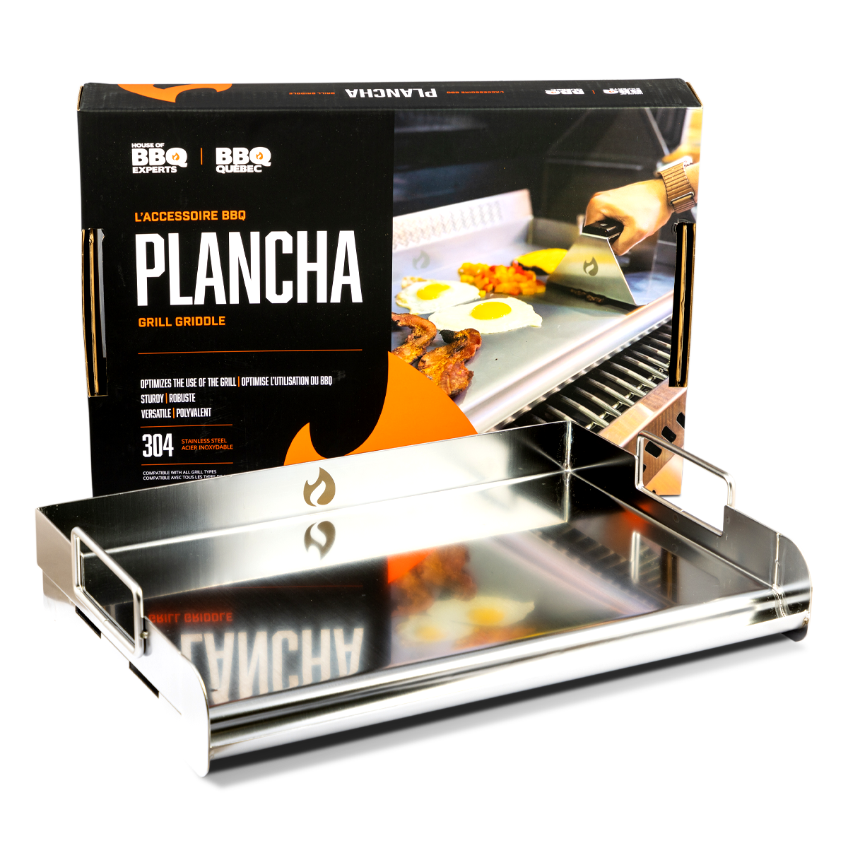 Grille Barbecue Pliable Acier Inox - Panier Pour Poisson Et Légumes - Avec Brosse Et Brochettes