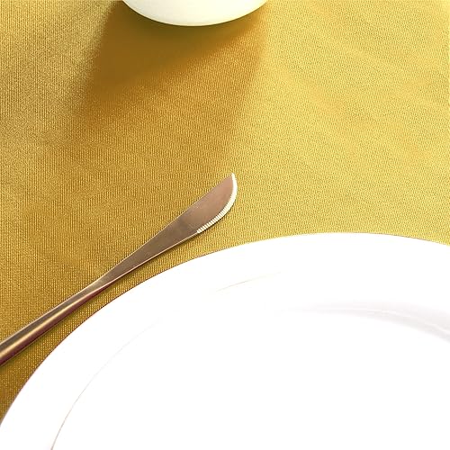 Miniatura 119 de Sancua Mantel cuadrado resistente a manchas y arrugas, lavable, de poliéster, decorativo de tela para mesa de comedor, fiestas de bufé y campamento,