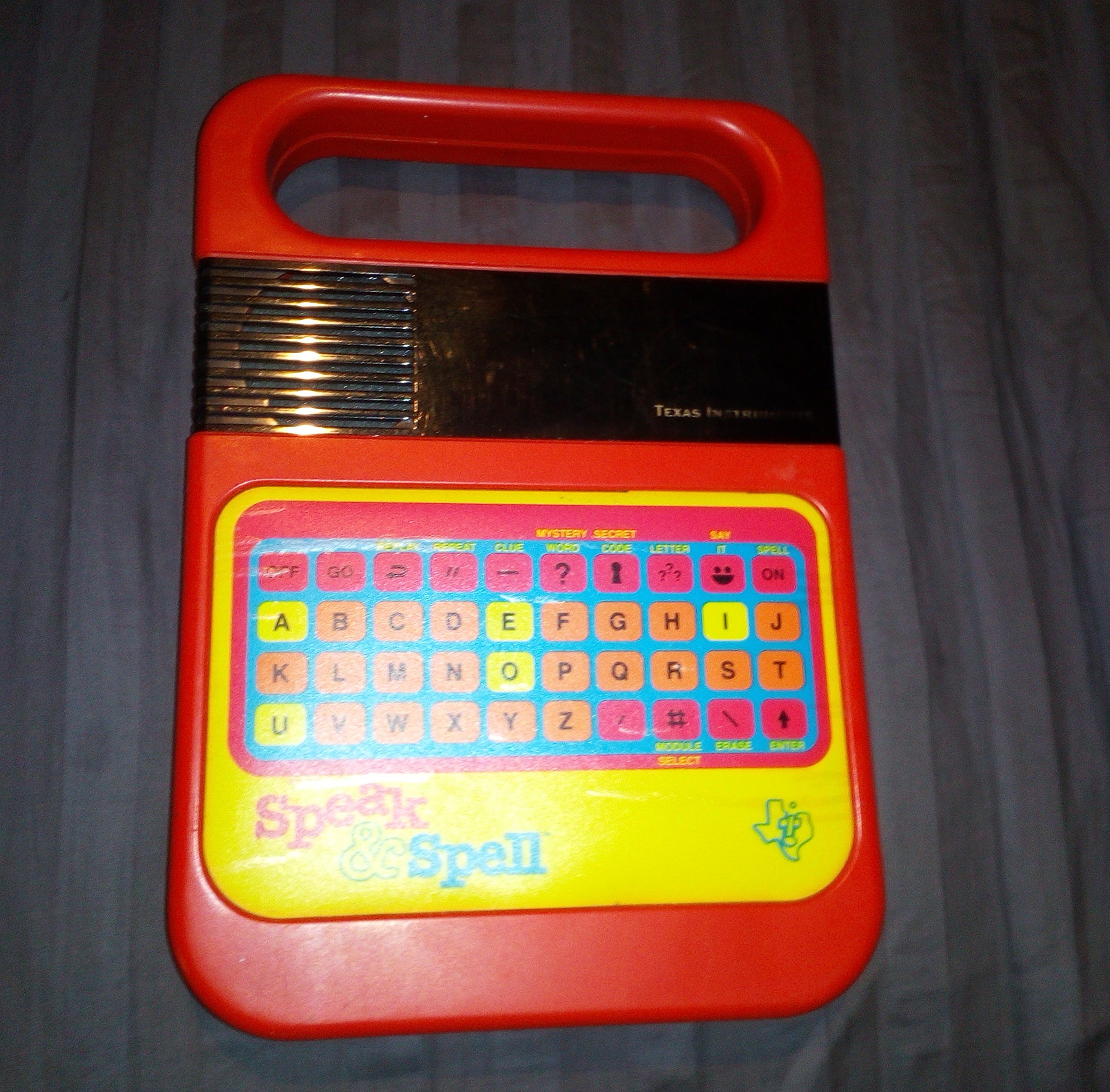 Speak & Spell Texas Instruments Ti Classic Electronic Toy and Game