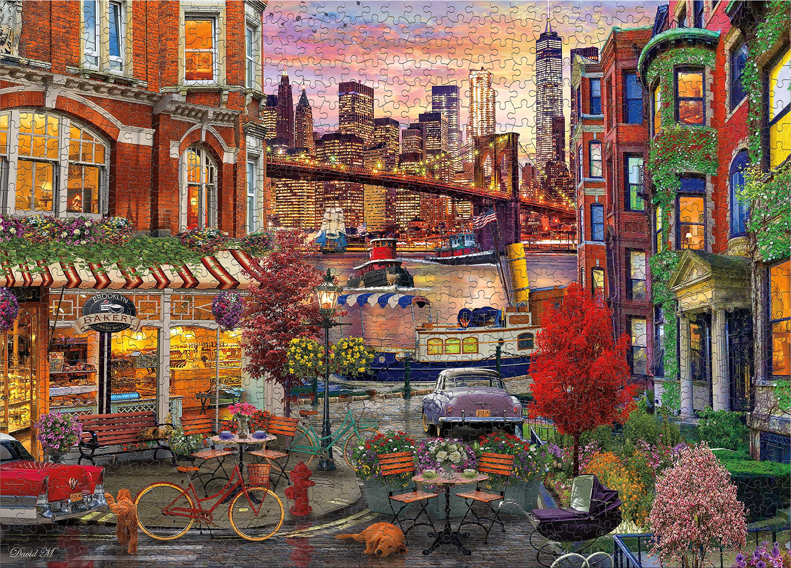 Ceaco - David Maclean - Brooklyn Bakery - 1000 Piece Jigsaw Puzzle