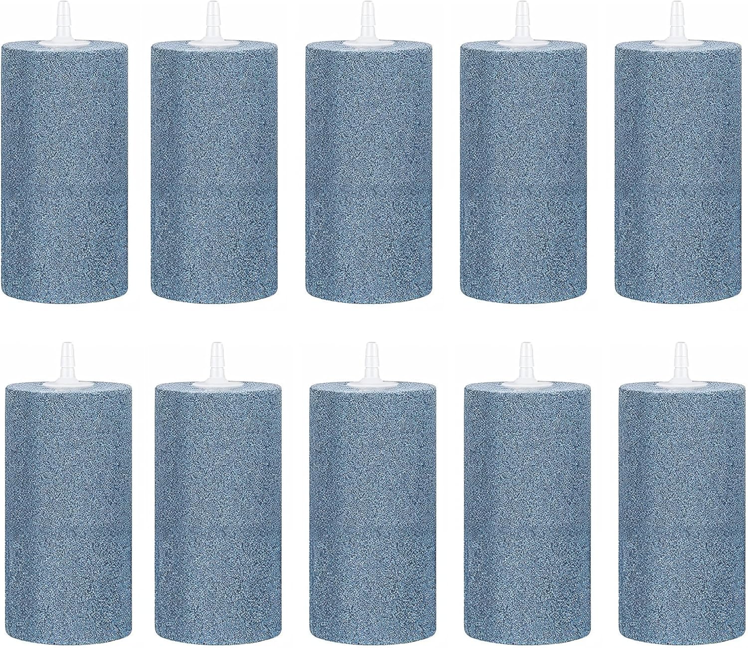 Simple Deluxe Large Air Stone Cylinder for Fish & Plant in Aquarium and Hydroponics Air Pump, 10 Pack