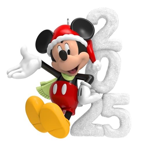 Hallmark Keepsake Christmas Ornament 2025, Disney Mickey Mouse A Year of Disney Magic