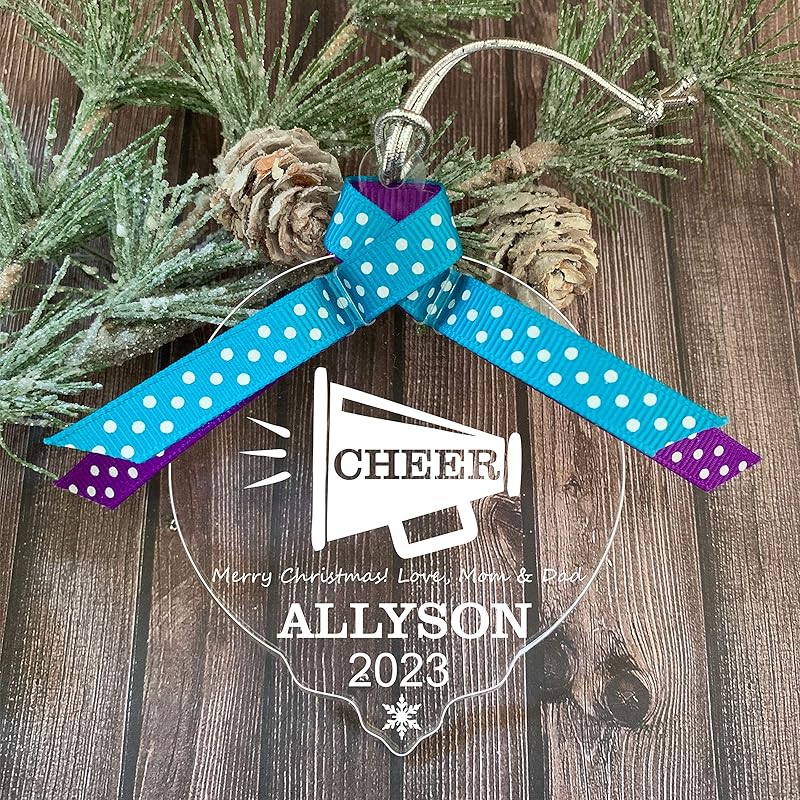 Cheer Ornament, Cheerleader Ornament, Cheerleading Ornament