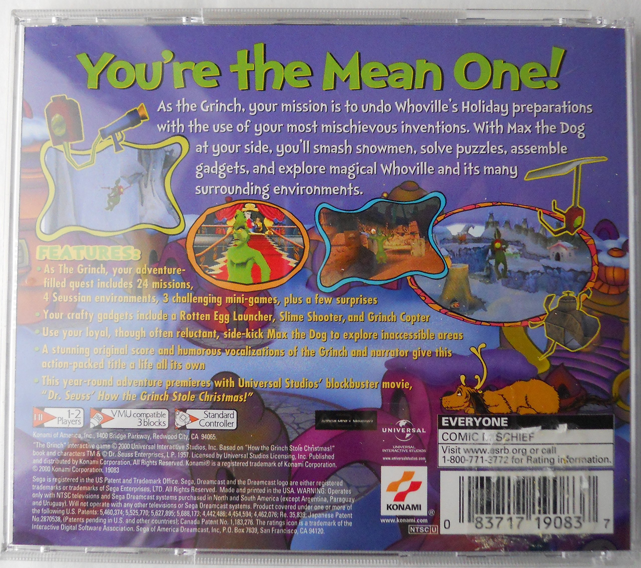 Amazon.com: The Grinch : Sega Dreamcast: Video Games