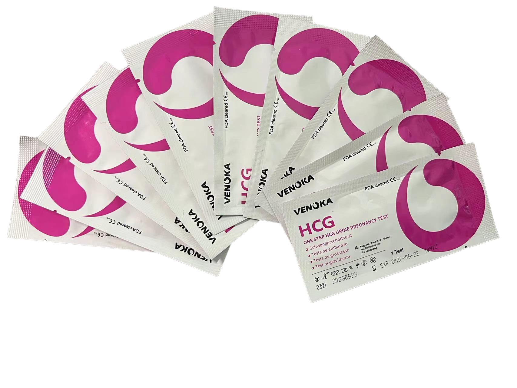 Kit De Test De Grossesse Précoce – 20 Bandelettes, Détection 10 MIU, Neuf, Marque Générique