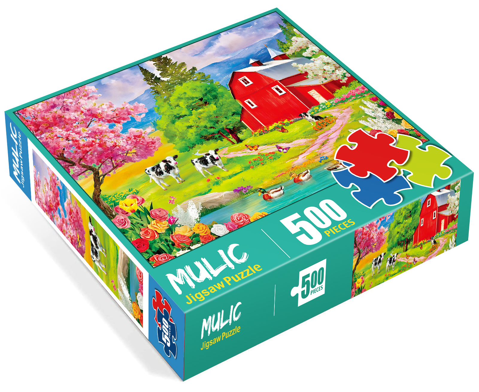 Amazon.com: 500 Piece Puzzles for Adults - Jigsaw Puzzles - Farm