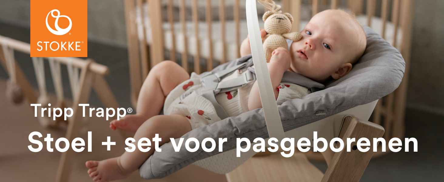 Tripp Trapp Newborn Set niet voor pasgeboren baby's