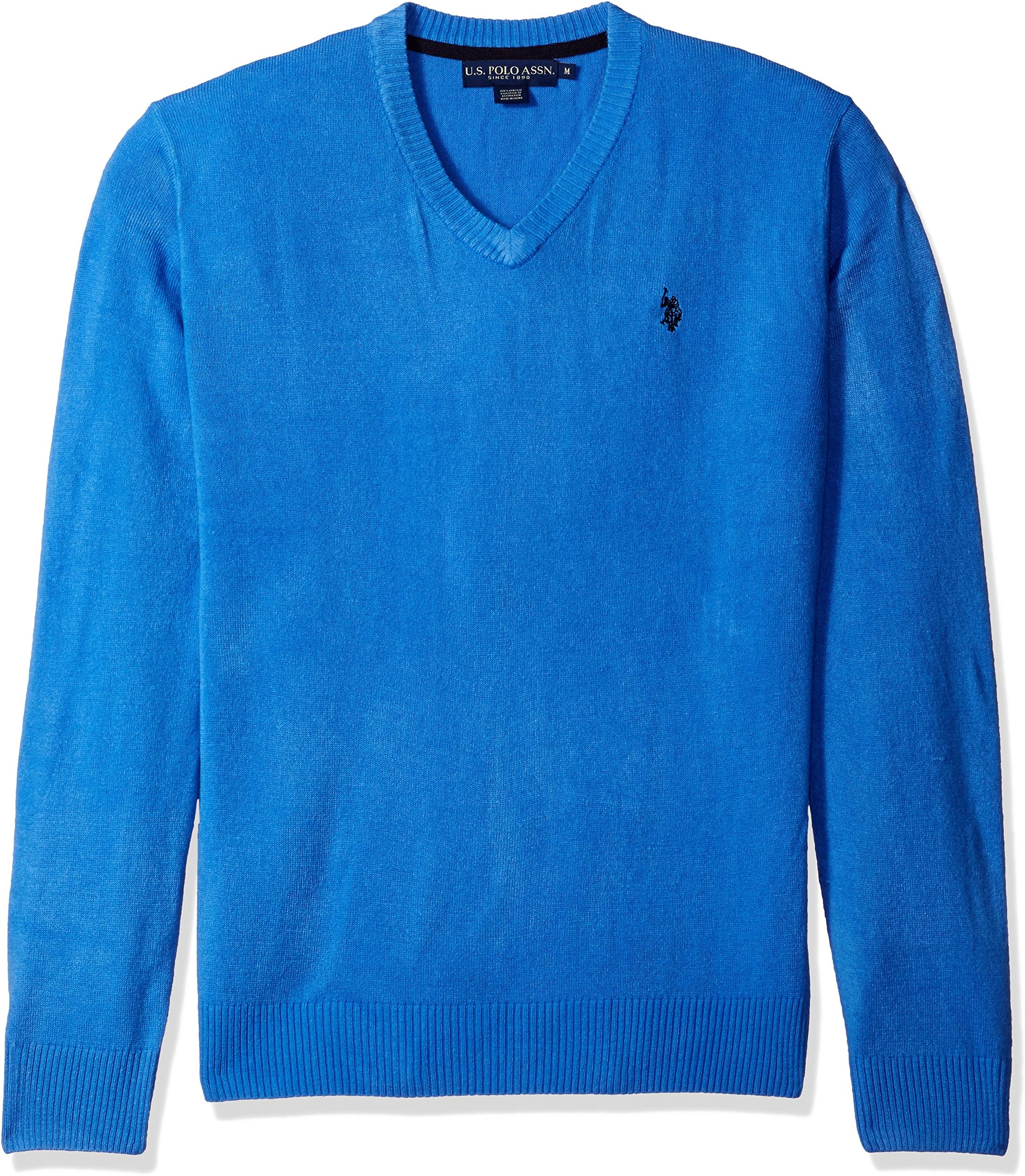 U.S. Polo Assn. Men's Solid V-Neck Sweater