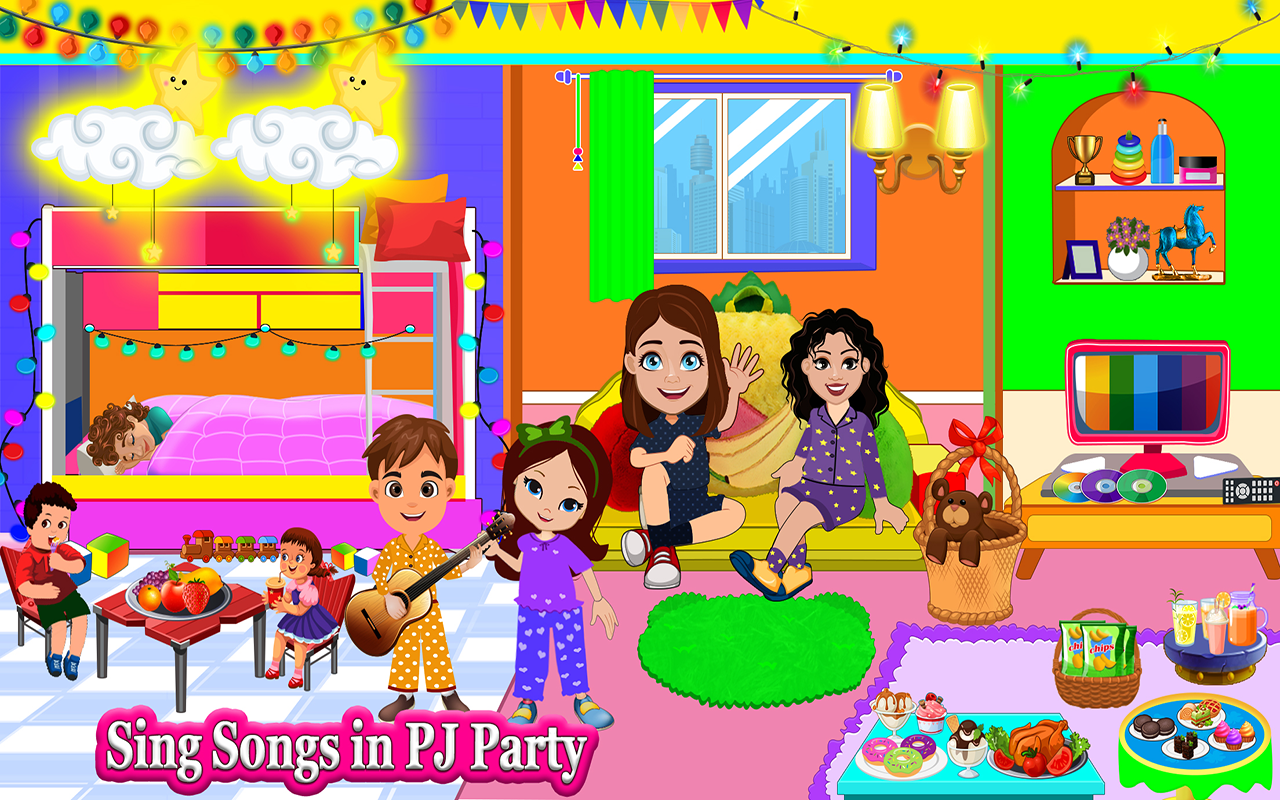 Pretend City Pajama Party Dress up for Android