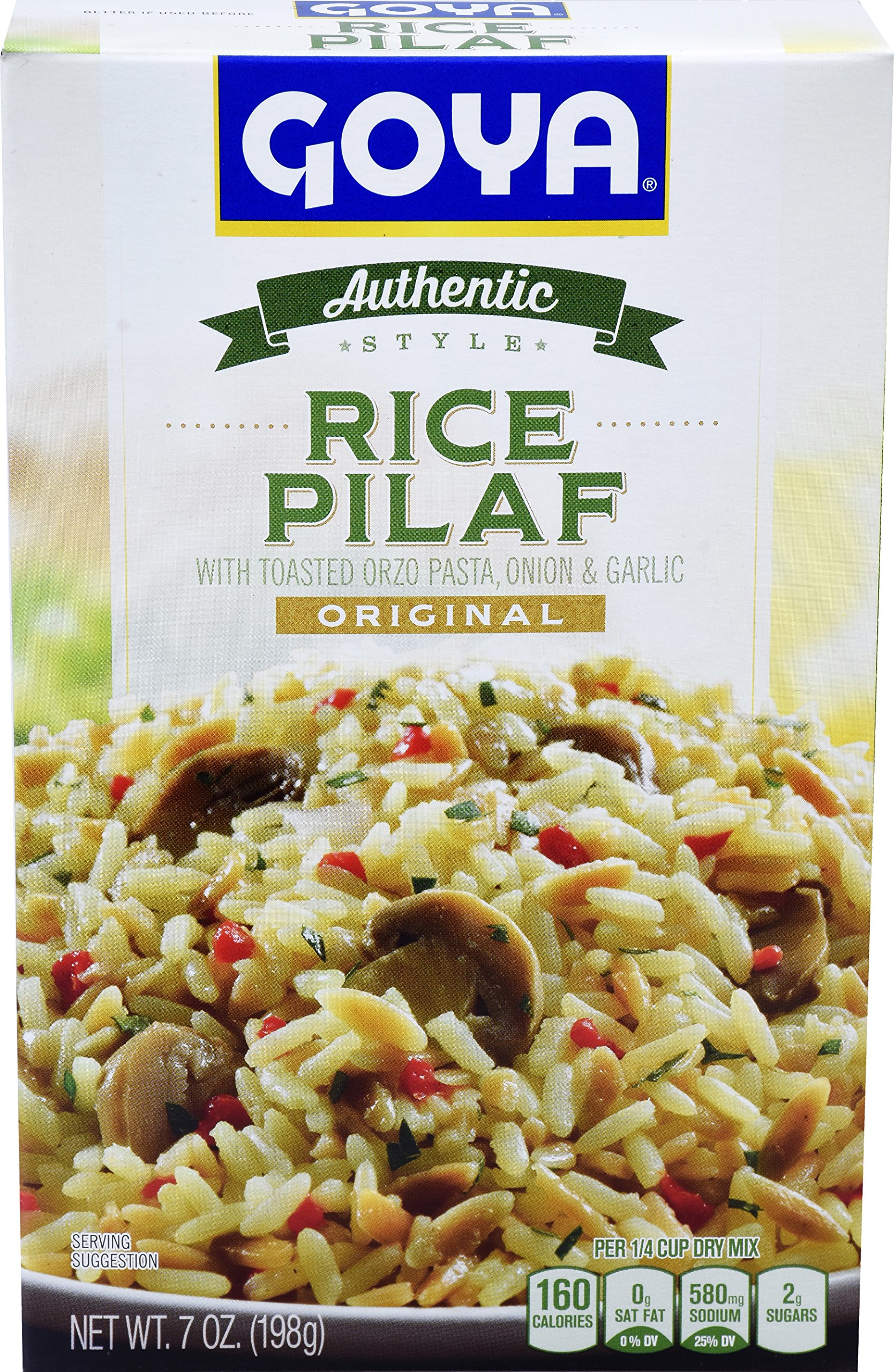 Goya Foods Authentic Style Rice Pilaf Mix, 7 Ounce (Pack of 12)