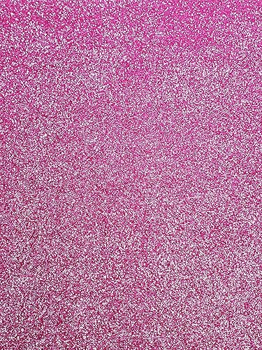 The Yardl - Tela de vinilo elástico con purpurina para manualidades, 54 pulgadas de ancho, vendido por The Yardl (rosa, purpurina Stardust Stretch)