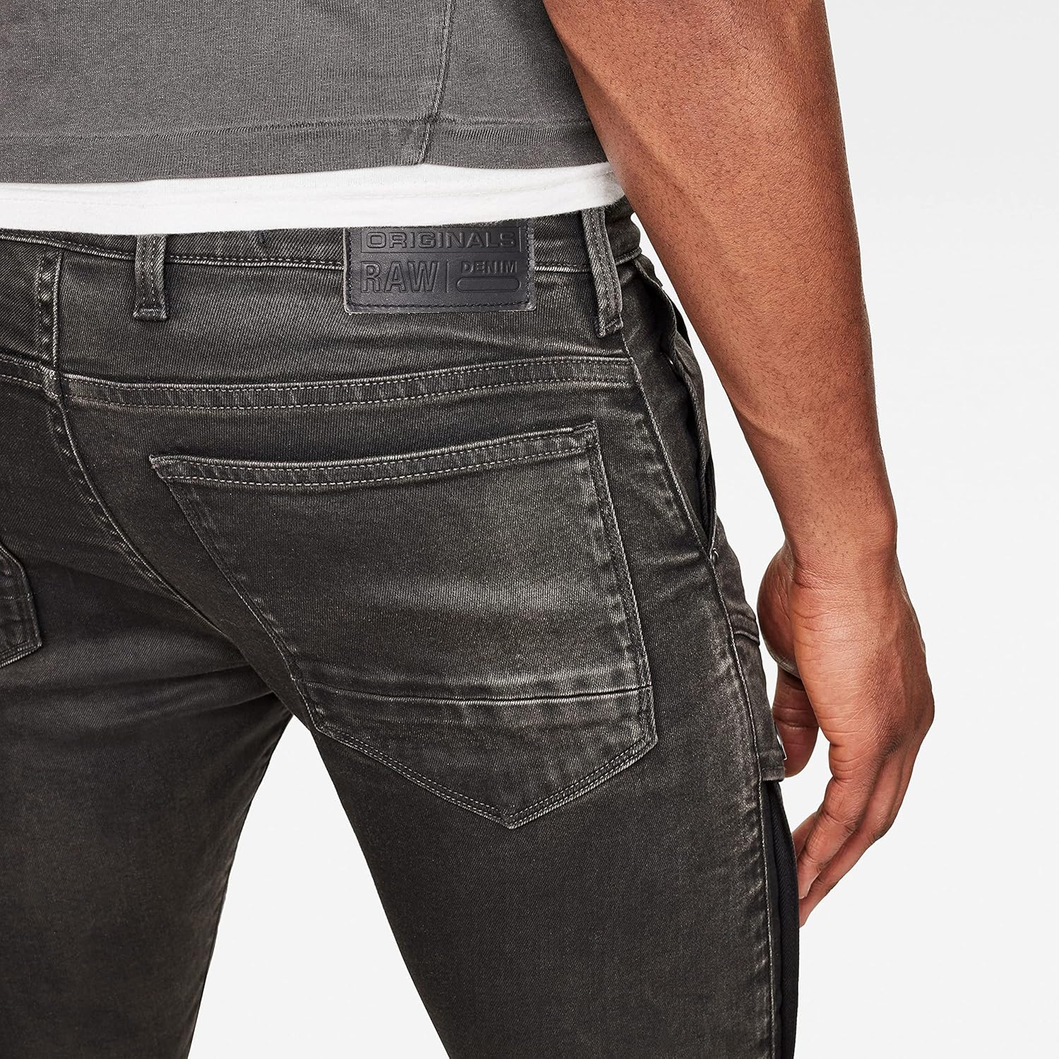 G-STAR Airblaze 3D Skinny Fit Jeans, Worn in Umber Cobler, 28W x 30L - Image 3