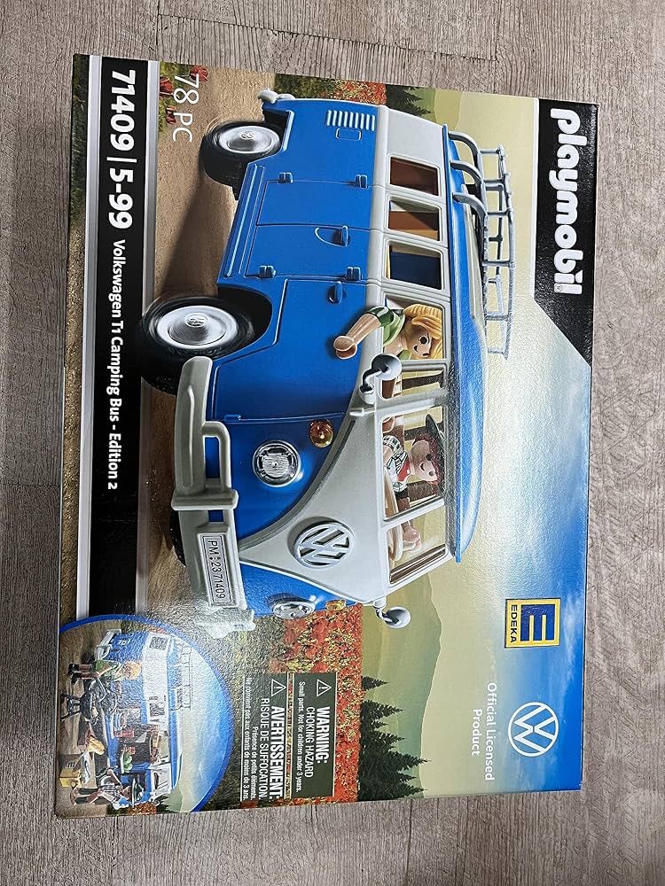 PLAYMOBIL Volkswagen 71409 T1 Camping Bus Edeka Edition 2