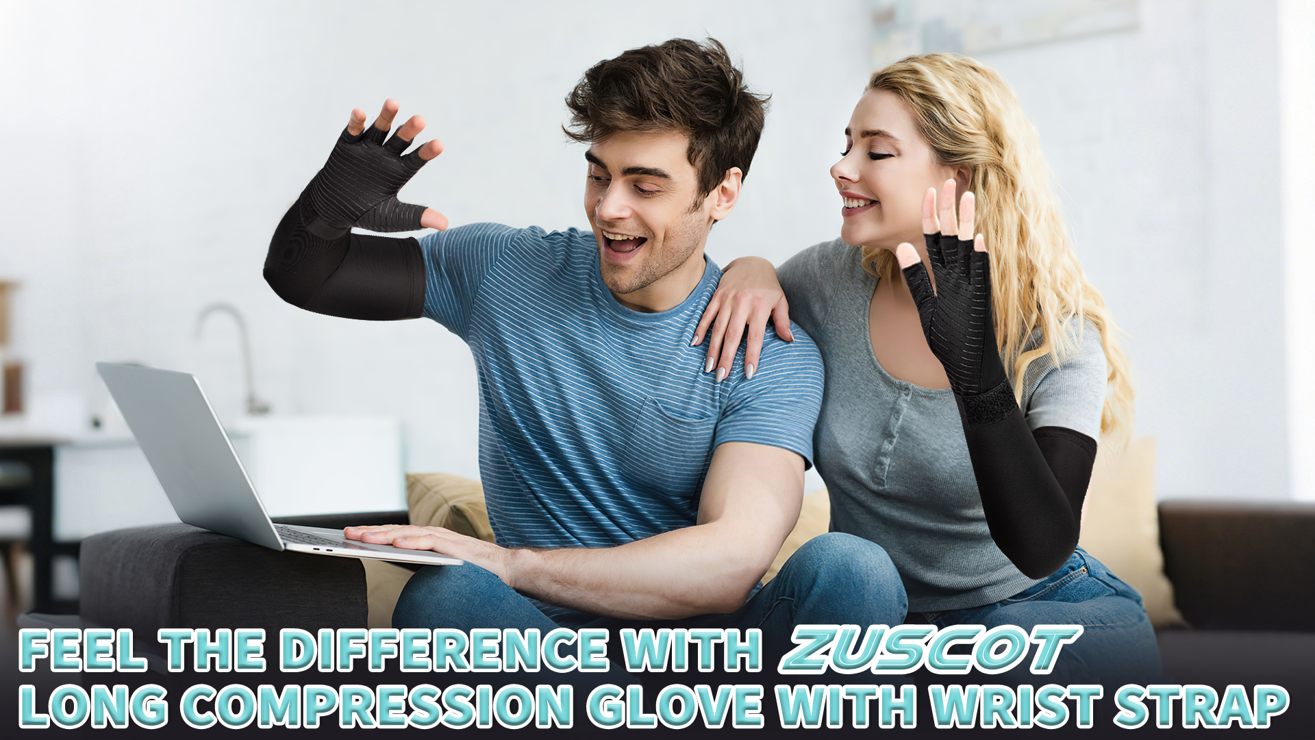 Amazon.com: Zuscot Copper Long Compression Arthritis Glove with