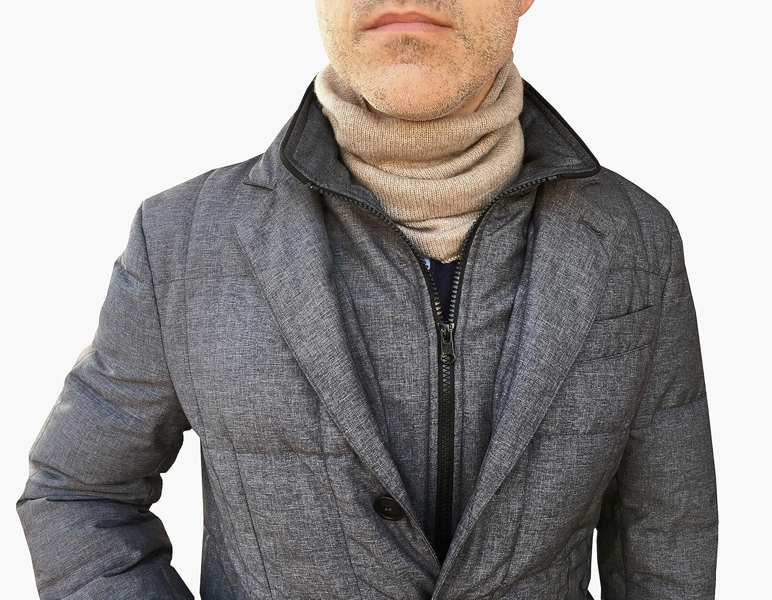 Men Cashmere Snood, Scarf Neck Warmer Amazon.co.uk Handmade Products