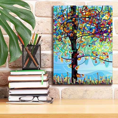 Miniatura 6 de Epic Graffiti 'Along The River' de Mandy Budan, arte de pared en lienzo, 12 x 16 pulgadas