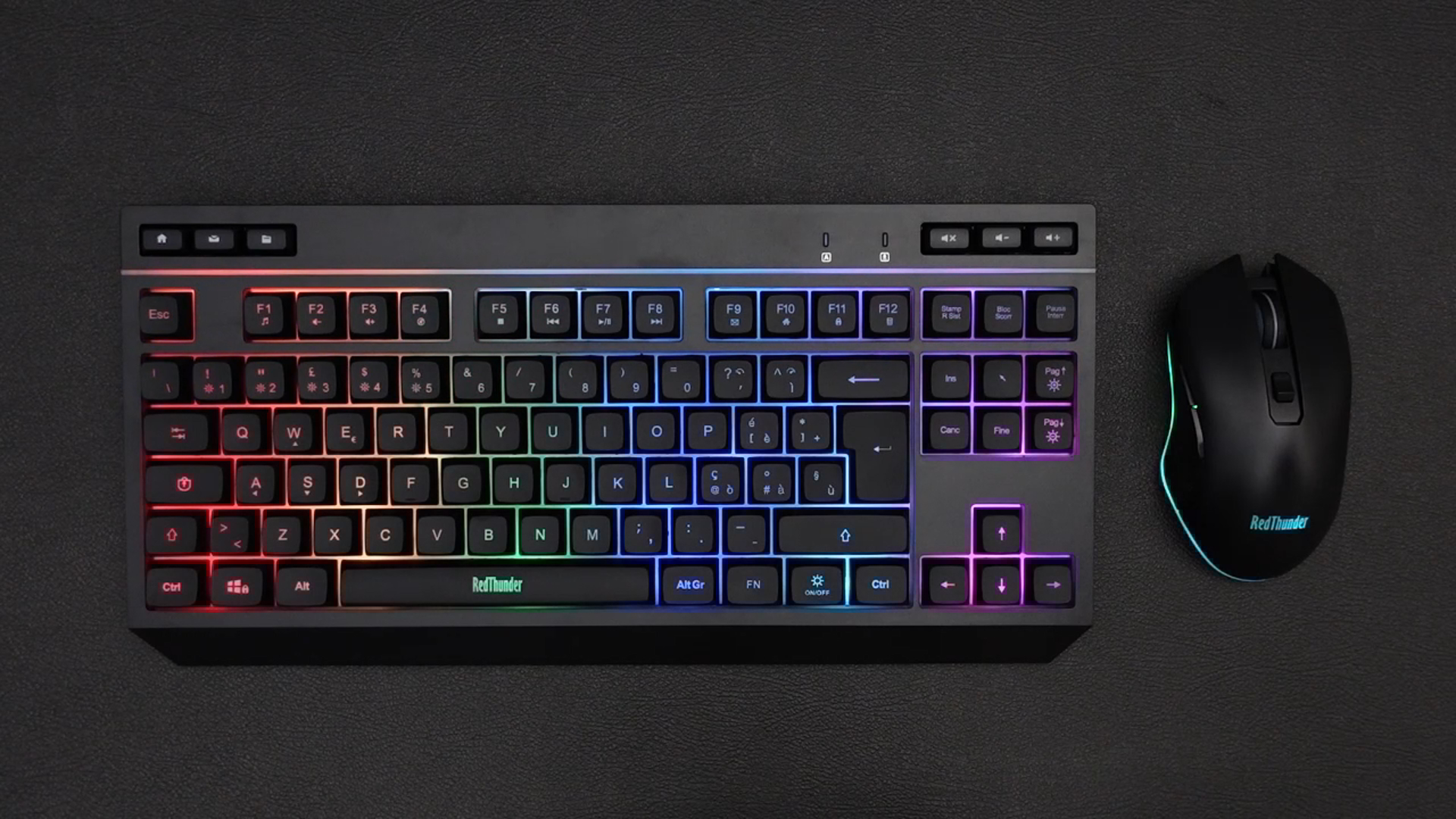 Tastiera Gaming Wireless K20 TKL - RGB Retroilluminata, Batteria Ricaricabile, Layout IT Compatto - Foto 6