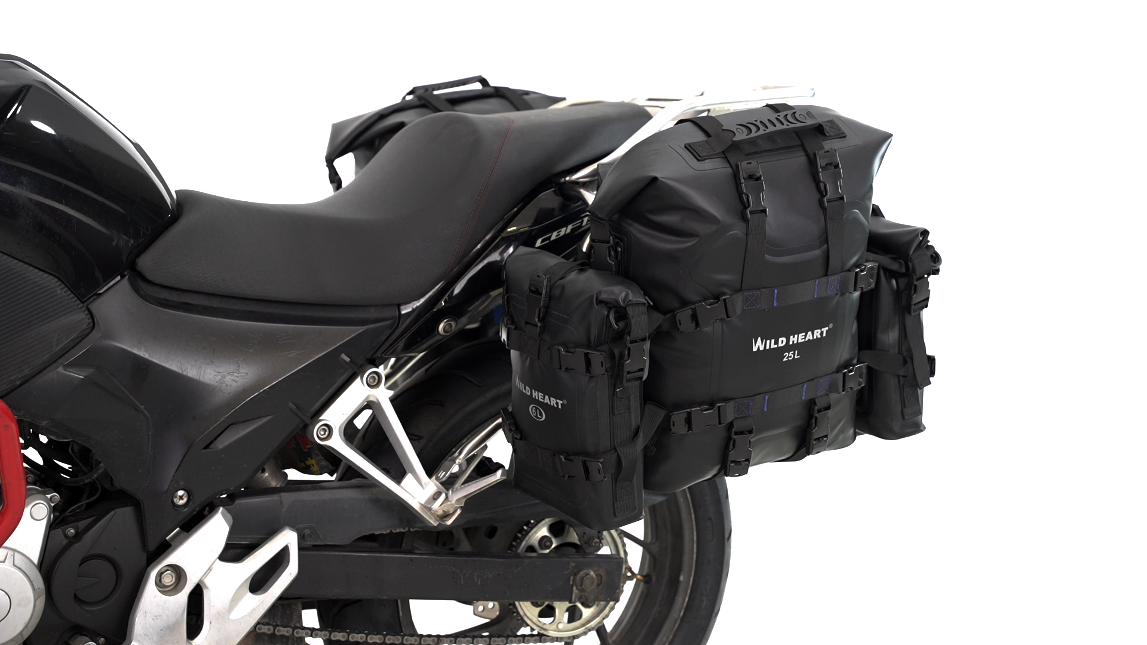 バッグ B0814 Amazon | WILD HEART バイクエッジバッグ ステンレスハンギング