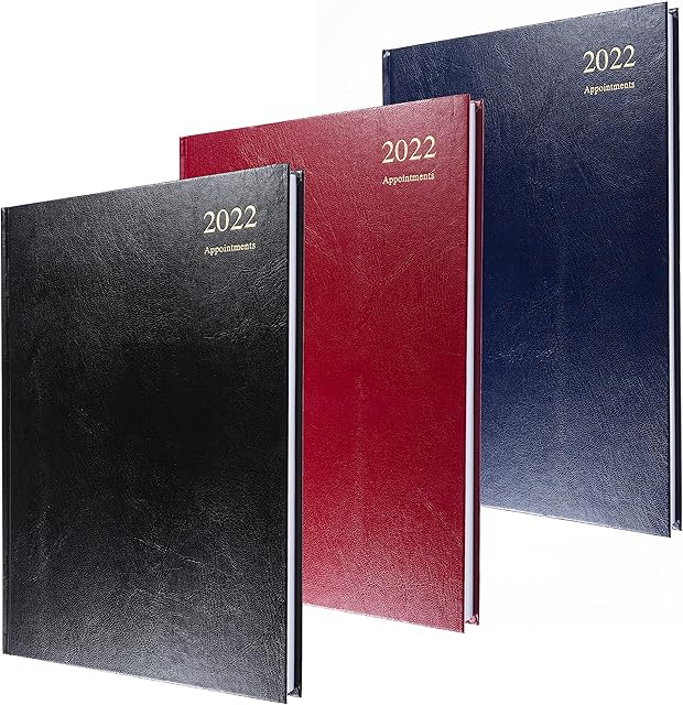 Collins Essential A5 Day to Page Appt 2022 Diary - Assorted