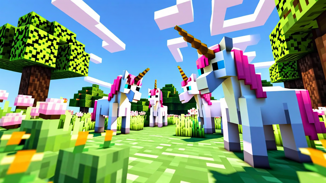 Unicorns Mod for Minecraft - Adds Mythological Horses: Unicorns ...