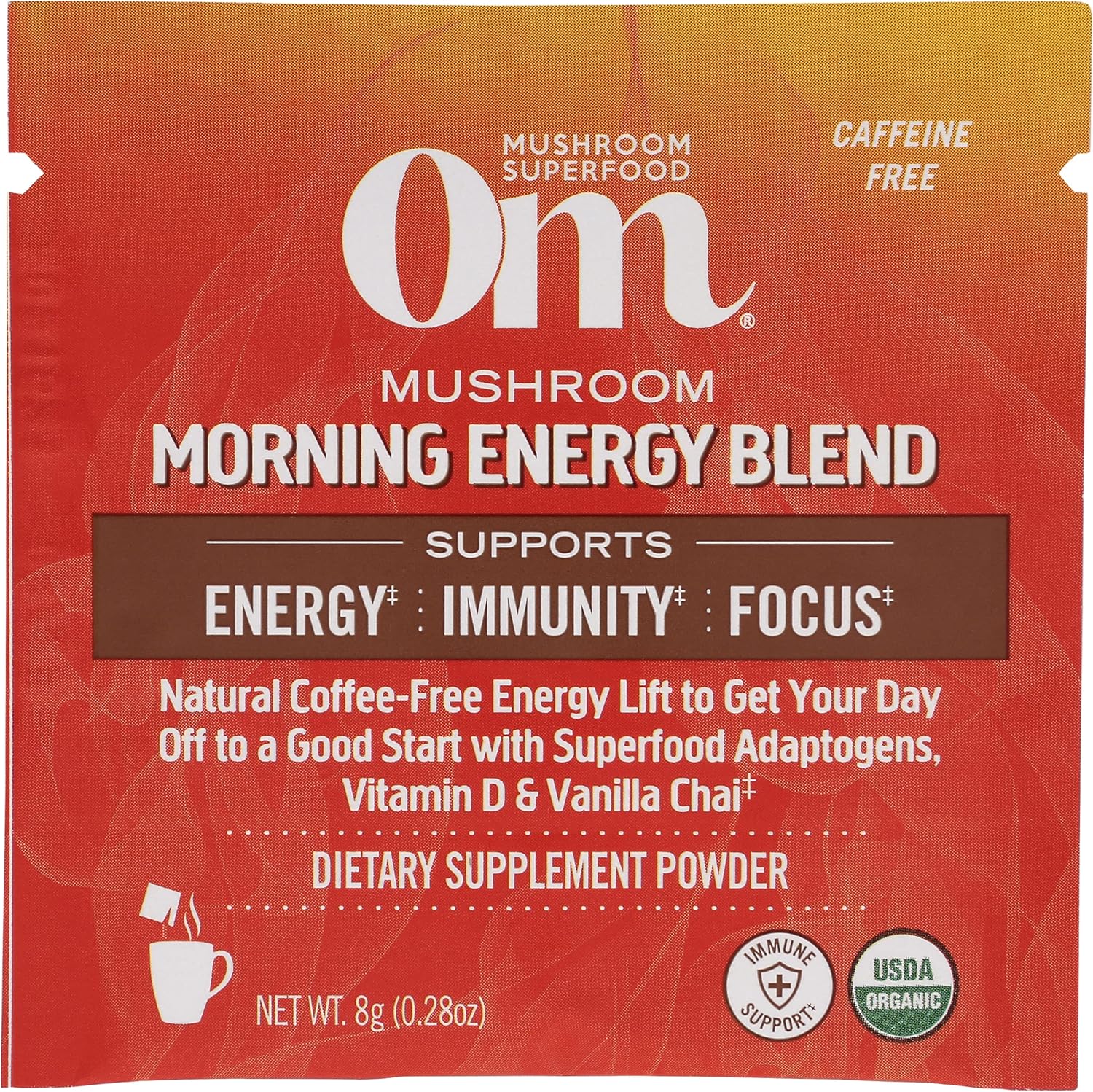 Om Mushroom Superfood Organic Morning Energy Mushroom Blend