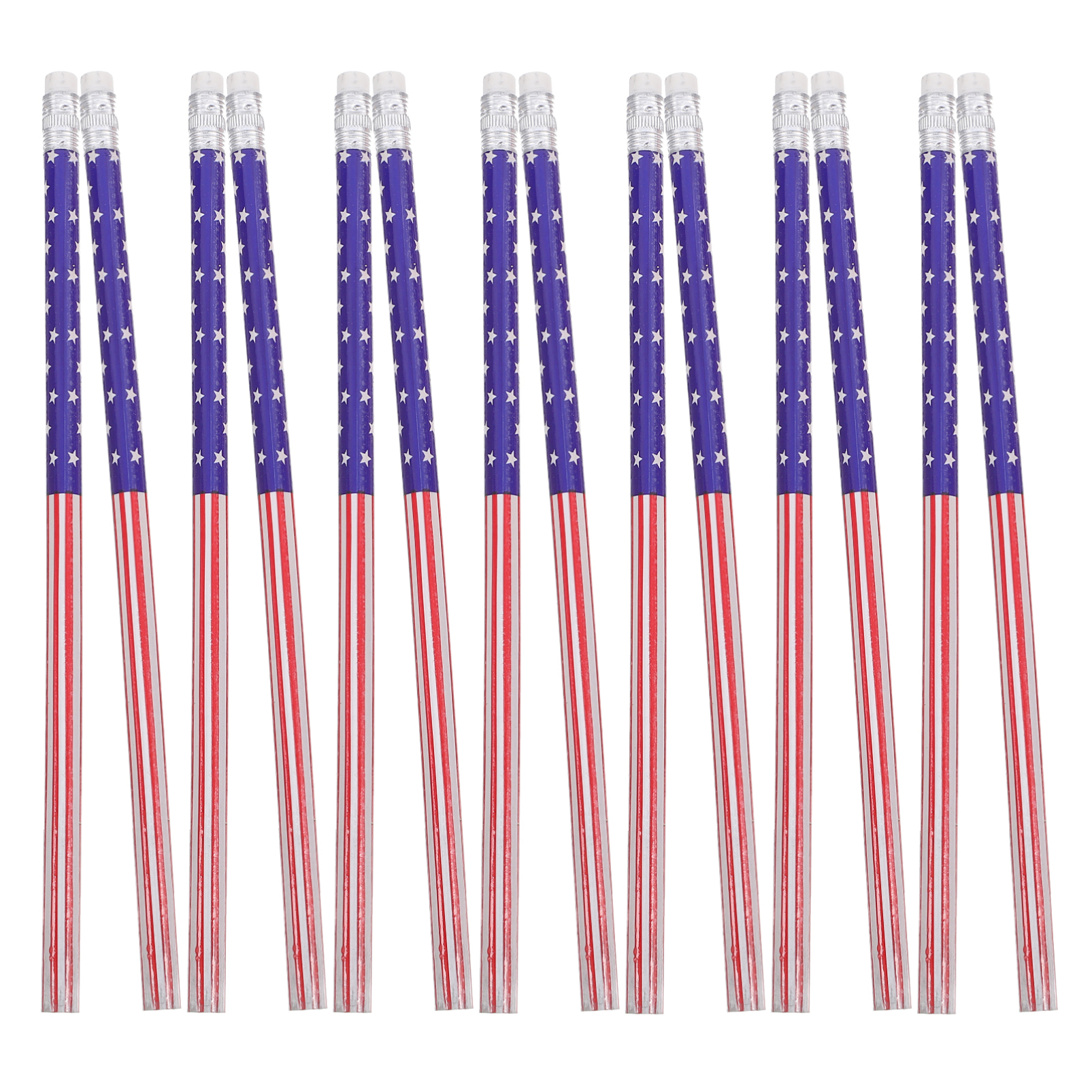 Outus Patriotic Pencils American Flag Pencils With Erasers School...