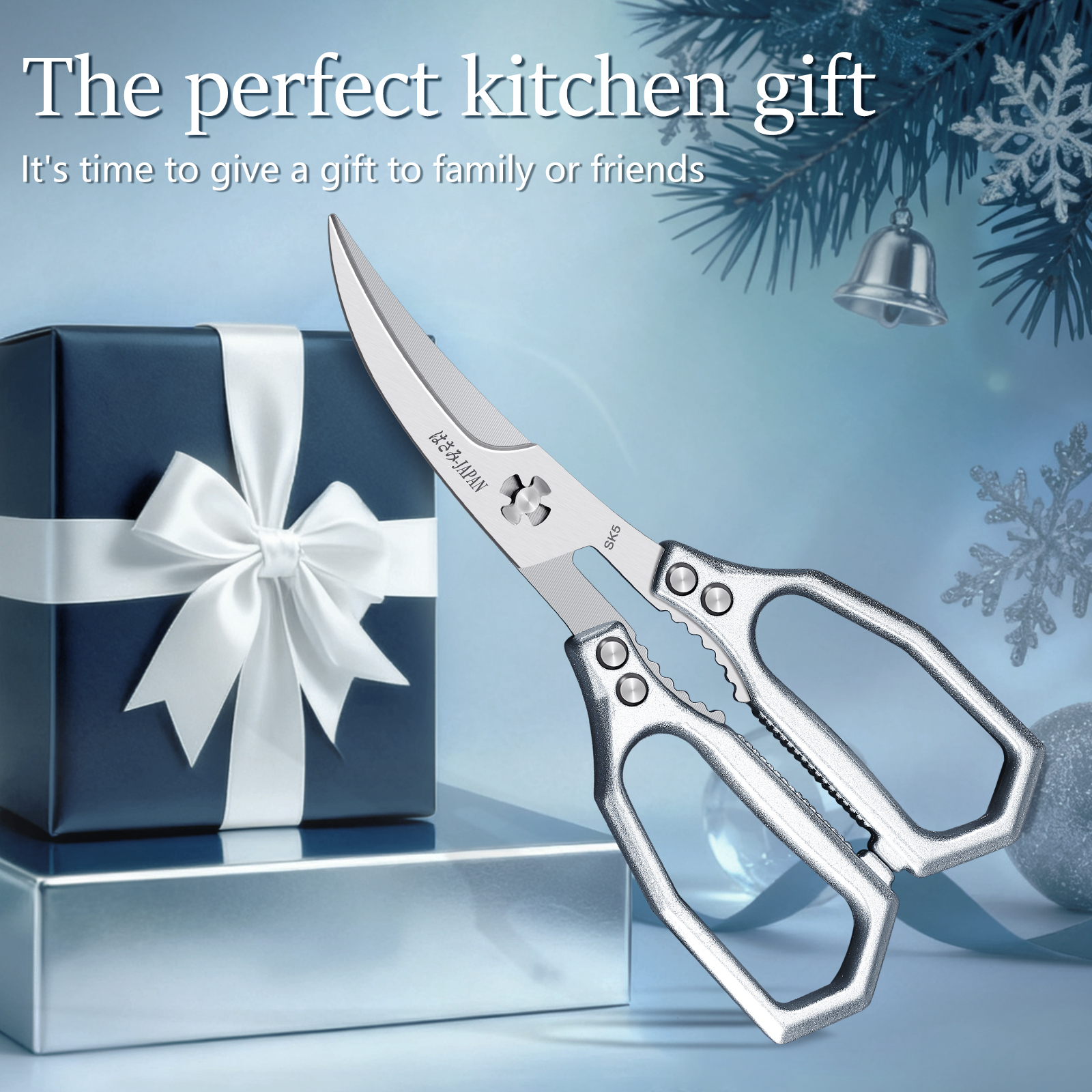 Amazon.com: Huusk Silver Multi-Purpose Seafood Scissors - Easy to