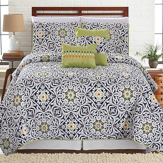 Amrapur Overseas Cadiz 5Piece Printed Reversible Sheet