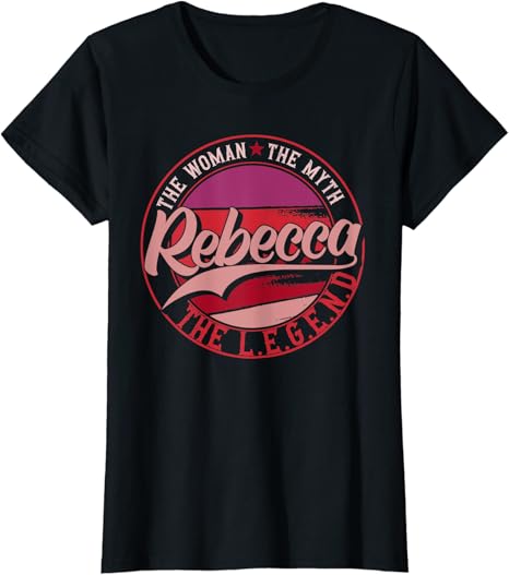 Amazon Co Jp レディース レベッカ ザ ウーマン ザ マイス ザ レジェンド Tシャツ ファッション