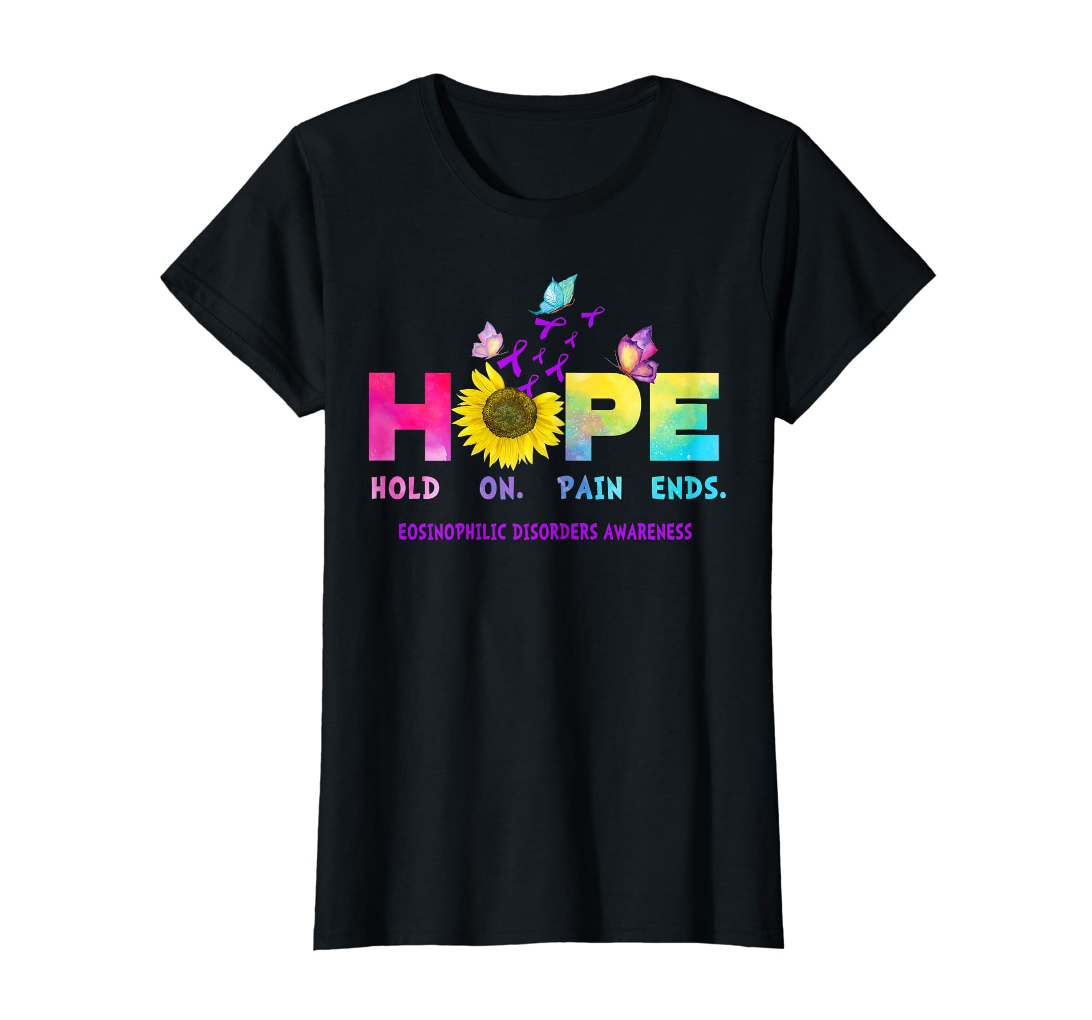 Hope Eosinophilic Disorders Ribbon Awareness Shirt For Women Teehay