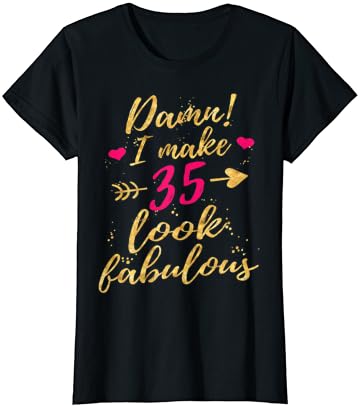 35th birthday shirt for her Clearance