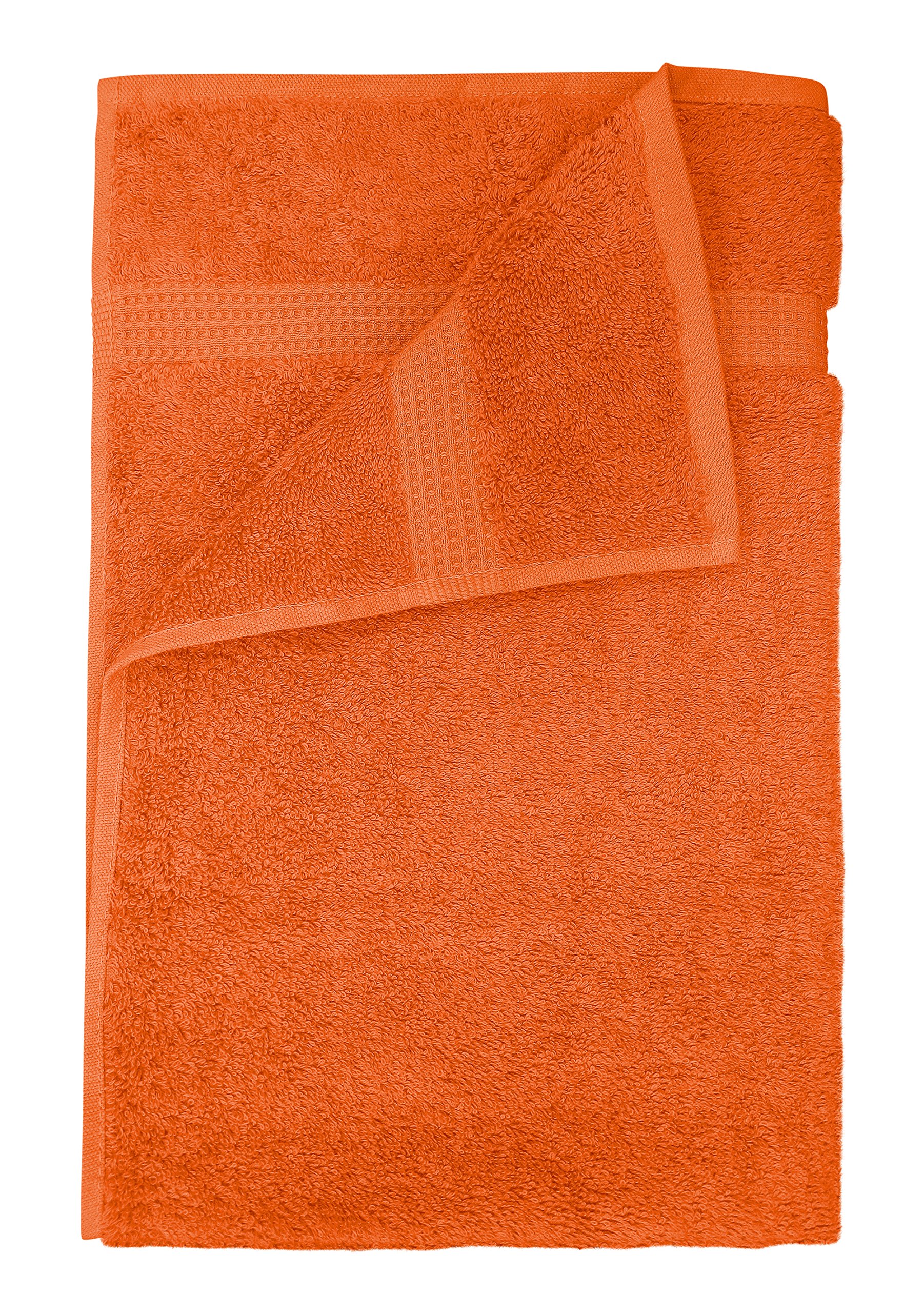 100% Pure Egyptian Cotton Towels Super Absorbent 600gsm (Orange, 50x85cm Hand)